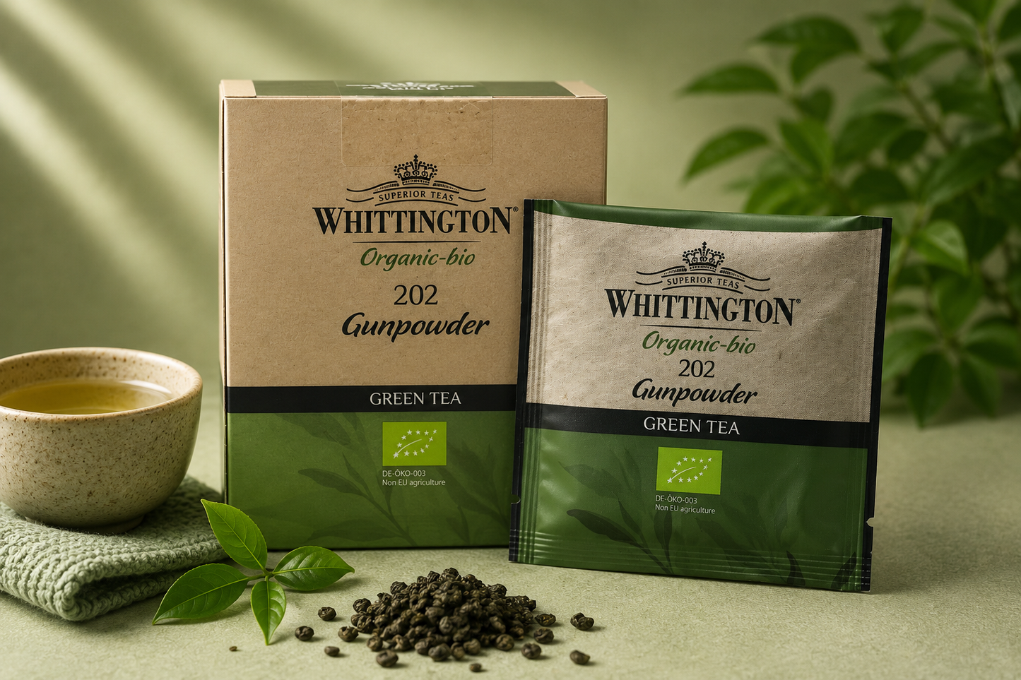 Whittington Organic Bio Gunpowder Grüntee