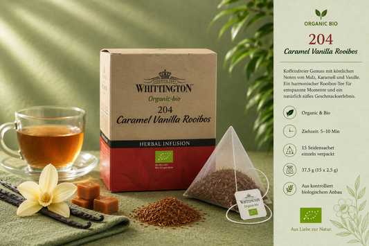 Whittington Organic Bio Caramel Vanilla Rooibos Kräutertee