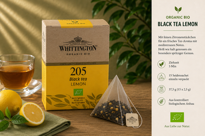 Whittington Organic Bio Lemon Schwarztee