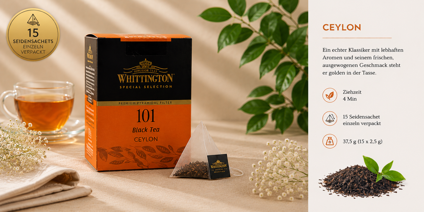 Whittington Ceylon Schwarztee