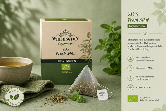 Whittington Organic Bio Fresh Mint Grüntee