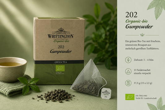 Whittington Organic Bio Gunpowder Grüntee