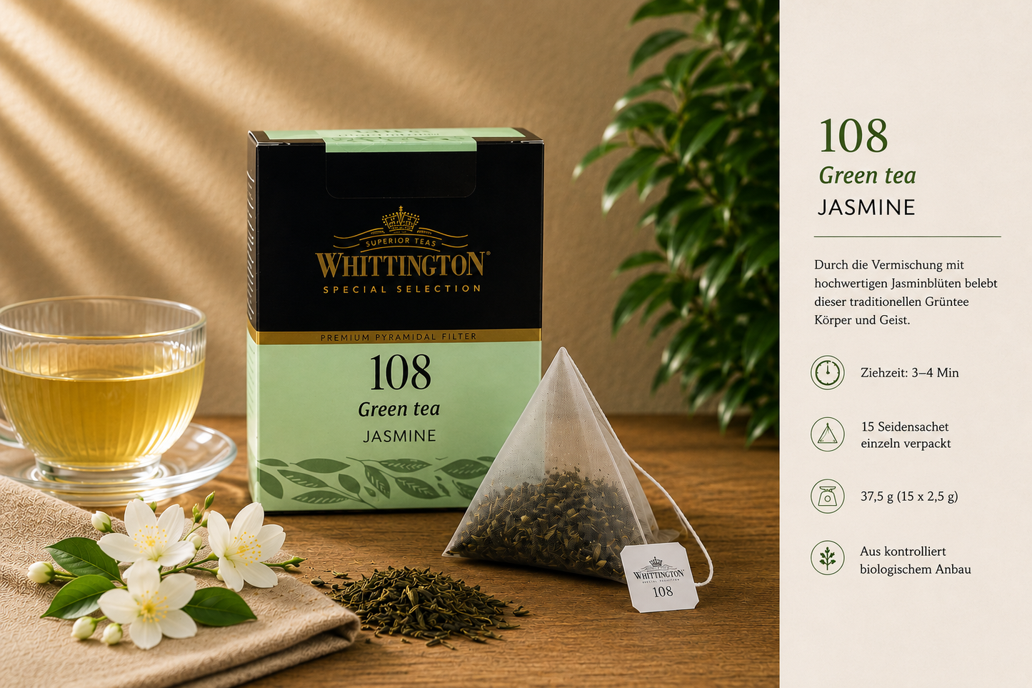 Whittington Jasmin Grüntee