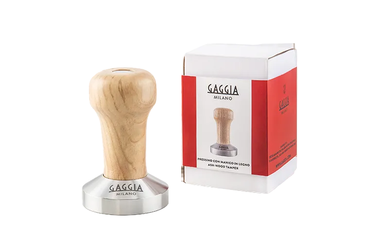 Gaggia Tamper mit Holzgriff
