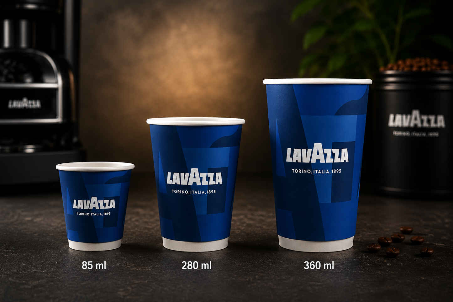 Lavazza Papierbecher Karton