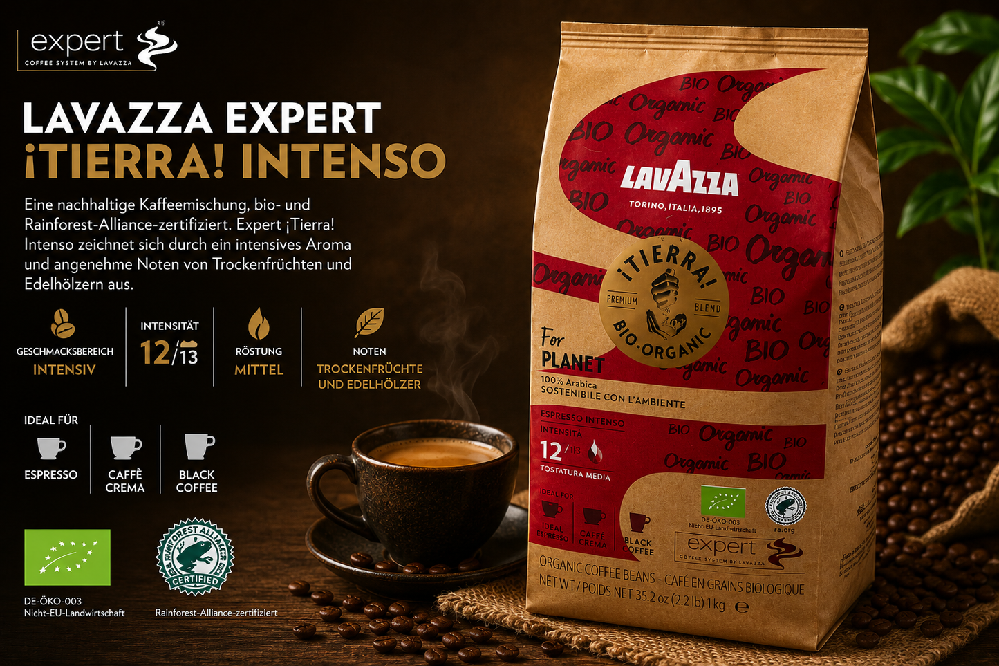 Lavazza Expert Tierra! Intenso