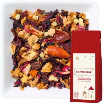 Weihnachtstee Kaminfeuer Früchtetee 100g